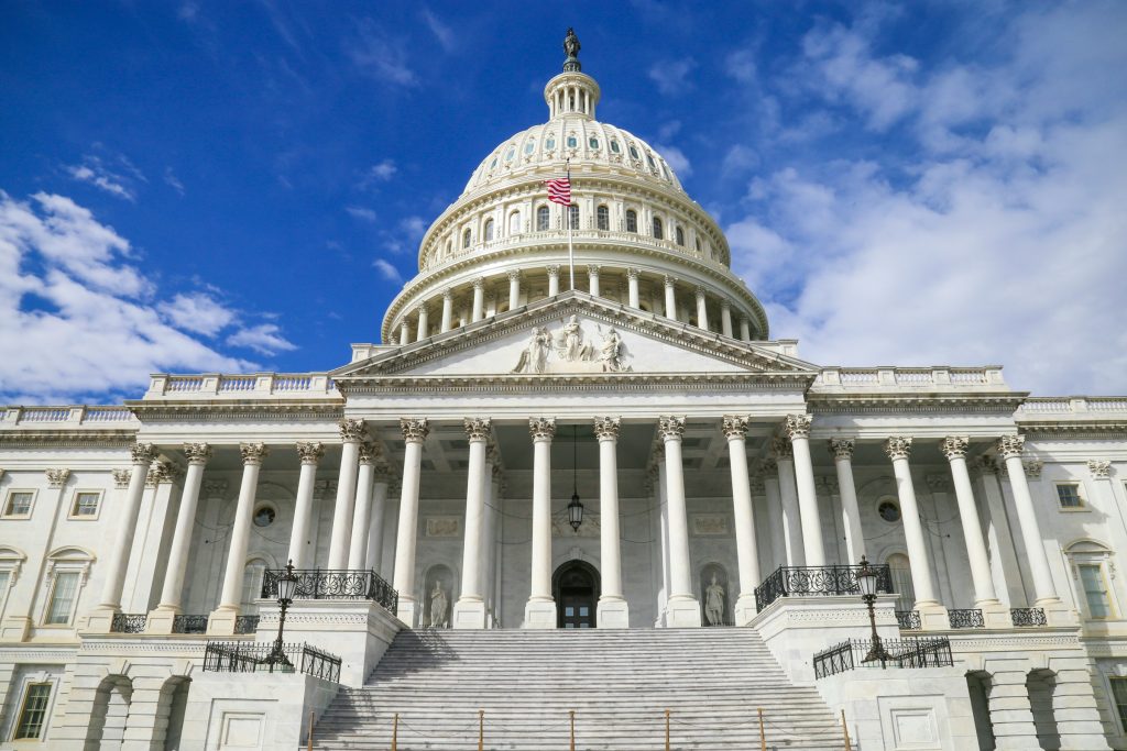 Capitol building as millions of US federal government workers are about to get a new AI assistant on their devices for free in the form of Microsoft Copilot.